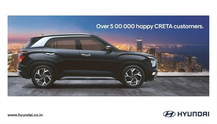 Hyundai Creta 500000 Units Sold in India