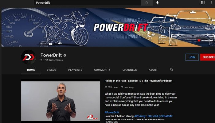 powerdrift youtube channel