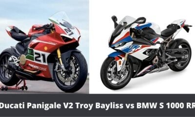 Ducati Panigale V2 Troy Bayliss vs BMW S 1000 RR