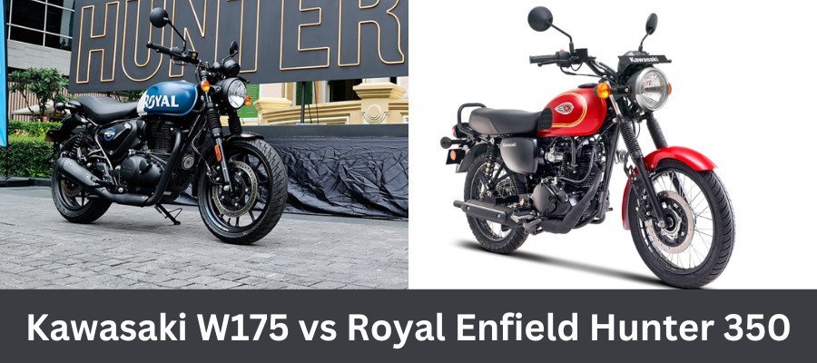 2022 Kawasaki W175 vs Royal Enfield Hunter 350