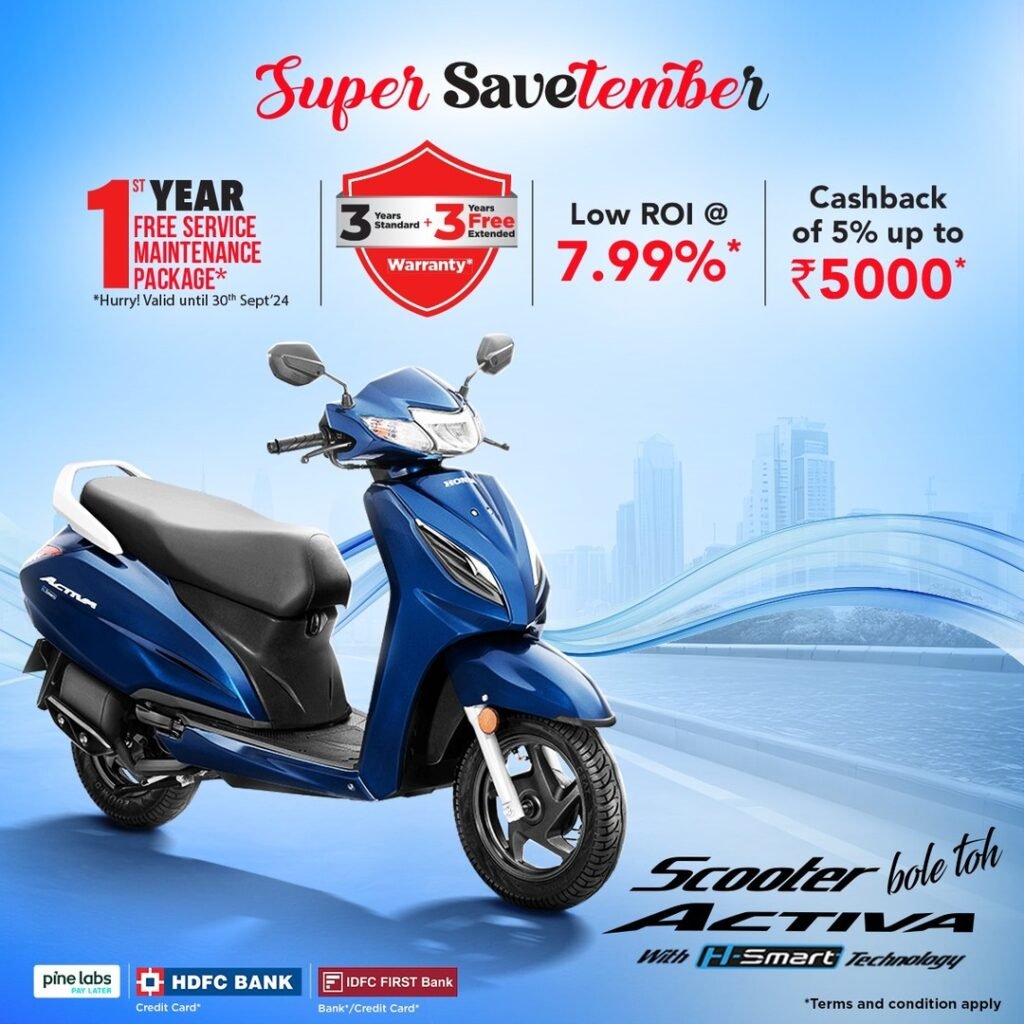 Honda Activa Diwali Offer 2024