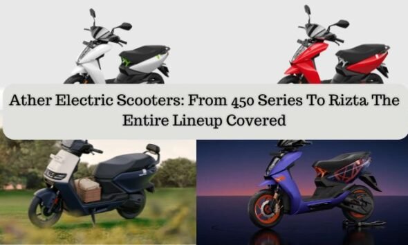 Ather Electric Scooters: From 450 Series To Rizta The Entire Lineup Covered! Ather Energy has continuously led the way in the rapidly changing field of urban mobility, changing public perceptions about electric scooters in the process. From the revolutionary introduction of the 450 Series to the most recent technological marvel, the sophisticated Rizta, Ather's journey epitomizes creativity, sustainability, and an unwavering quest for perfection. The interesting Ather 450 series, these electronic scooters are elegant in appearance and blessed with remarkable performance that has transformed the electric vehicle segment of the automobile industry. When the 450 Series was introduced, it was much more than anyone could expect with its innovation, high tech, powerful motor, long-range capabilities, and user-friendly smart features. Moreover, the new addition Ritza by Ather is no less of an electronic scooter. It is as robust as any other with additional amazing features you can slay with. 450 S Price - Rs. 1.15 lakhs (ex-showroom) Top Speed 90 km/hr Range 115 km/charge Charge time 6 hr 36 mins Warranty period 3 years or 30,000 km The Ather 450S is a perfect blend of a future where sustainability and innovation evidently coexist. Riding from point A to point B while enjoying your journey with maximizing efficiency, environmental friendliness, and divine performance. With the Ather 450S, are you prepared to ride the wave of the future? Awaiting you is your next adventure! One can also find all the details related to rides on their smartphones with these smart EVs. With several features tailored for today's riders, the Ather 450S is an impressive bike. Superior control and safety are guaranteed by the combined braking system, and you can stay informed about every aspect of your vehicle with the digital speedometer, odometer, and trip meter. Your scooter smoothly connects to your digital life with Bluetooth and WiFi, making every trip more intelligent and social. 450 X Price - Rs. 1.55 lakhs (ex-showroom) Top Speed 80 km/hr Range 150 km/charge Charge time 5 hr 45 mins Warranty period 5 years or 60,000 km Recently, the electric scooter market has been on fire, with the Ather 450X at the forefront Ather has a masterpiece of high tech available, basically the trump card. This amazing gadget is a symbol of productivity, innovation, and a sustainable future in style. It's not just your average scooter rather a whole range of must-have essentials. Ather 450X with its great technological advancement enhances connectivity, and safety, and is quite easy to use. It is intended for riders who are tech-savvy to slay with it while you save a lot with it. Moreover, the integrated braking system ensures better control, and the digital displays let you know about the statistics related to your voyage with just a click. Because the Ather 450X is always ready to go, its fast charging features reduce downtime and extend your travel time. 450 Apex Price - Rs. 1.95 lakhs (ex-showroom) Top Speed 100 km/hr Range 157 km/charge Charge time 5 hr 45 mins Warranty period 5 years or 60,000 km With so many features, the Ather 450 Apex is a pleasure to ride. For improved stability and control, a combined braking system is used. It has a built-in charging port and gets charged quickly with its amazing capabilities, charging is a breeze. Moreover, it has great Bluetooth and WiFi connectivity, you can stay in touch while on the go. You can stay informed about your travels with the trip meter, odometer, and digital speedometer, and visibility is guaranteed in all weather conditions with the LED tail light. Despite the absence of a conventional fuel gauge, the extensive digital displays provide you with up-to-date information on all critical indicators. Rizta Price - Rs. 1.45 lakhs (ex-showroom) Top Speed 90 km/hr Range 160 km/charge Charge time 6 hr 10 mins Warranty period 3 years or 30,000 km With its seamless integration with modern lifestyles, the Ather Rizta sets a new benchmark in connectivity. Thanks to Bluetooth and WiFi connectivity, motorcyclists can stay connected while on the road. A specialized mobile application allows them to receive important vehicle updates and diagnostics. A thorough riding experience is ensured by the digital speedometer, odometer, and trip meter, which deliver real-time information at a glance. With the seamless convergence of performance, design, and connection, the Ather Rizta represents a paradigm shift in the field of electric scooter technology. It appeals to the discriminating preferences of riders who are concerned about the environment in addition to meeting the practical needs of urban commuters. The Ather Rizta, with its remarkable range, clever features, and strong warranties, is proof of Ather Energy's dedication to leading the way in sustainable transportation solutions.