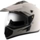 Vega Off Road ISI Certified Gloss Finish Full Face Dual Visor with Peak Helmet for Men and Women