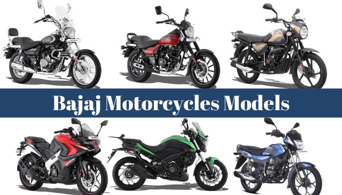 Bajaj Motorcycles Models 2024