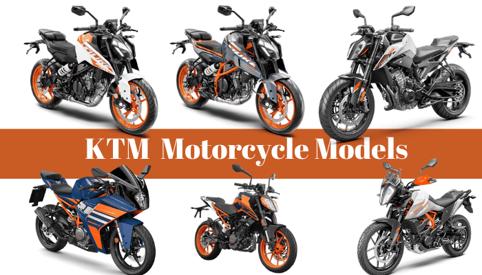 KTM Motorcycle Models